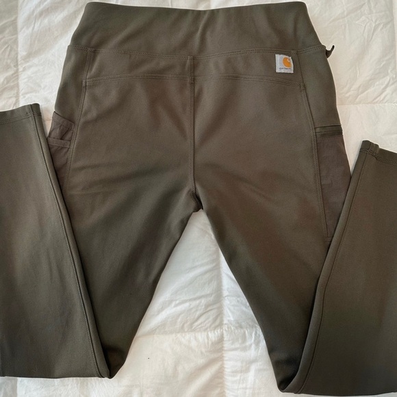 Carhartt Force Fitted Utility Leggings women’s size XS dark green - Picture 4 of 5